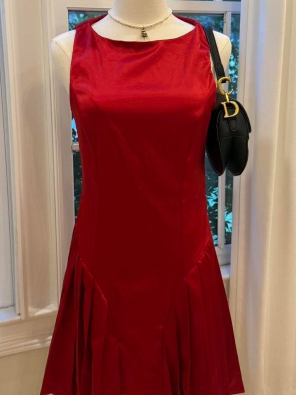 francesca's Women's Red Dress